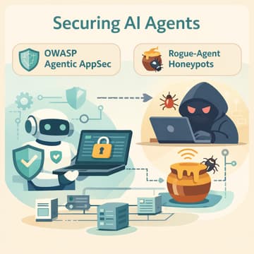 Cover Image for Securing AI Agents: OWASP Agentic AppSec → Rogue-Agent Honeypots
