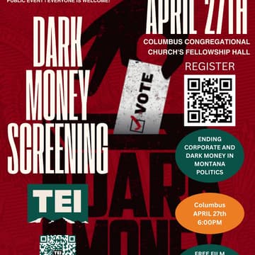 Cover Image for Dark Money Screening - Columbus, MT