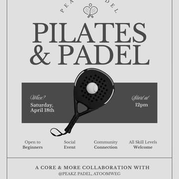 Cover Image for Pilates & Padel