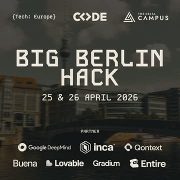 Cover Image for Big Berlin Hack: >300 Builders & >20k in Prizes