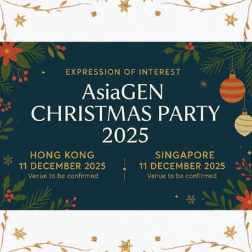 Cover Image for AsiaGEN Christmas Party 2025 (Singapore)