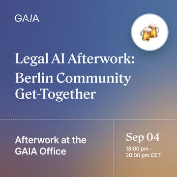 Cover Image for Legal AI Meet-Up // Berlin