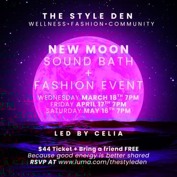 Cover Image for New Moon Sound Bath Meditation Event