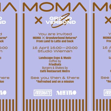 Cover Image for MOMA x Grondverbond Returns!