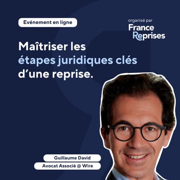 Cover Image for Maîtriser les étapes juridiques clés d'une reprise