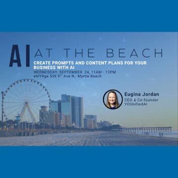Cover Image for AI at the Beach: Create Prompts and Content Plans for Your Business with AI