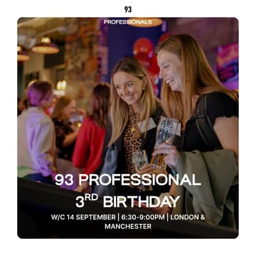 Cover Image for 93 Professionals 3rd birthday reception (London)