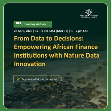 Cover Image for Empowering African Finance Institutions with Nature Data Innovation
