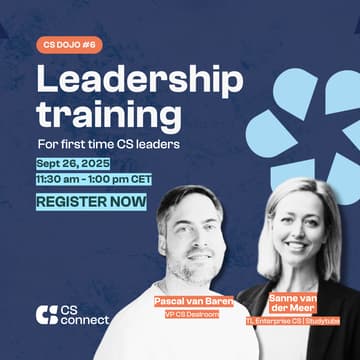 Cover Image for Leadership training for first-time CS leaders - CS Dojo #6 🥋