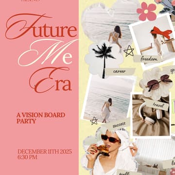 Cover Image for Future Me Era: a Vision Board Party