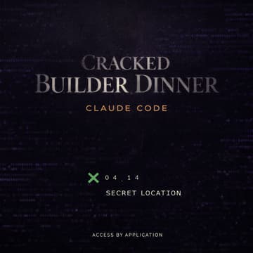 Cover Image for Cracked Builder Dinner - Claude Code Edition ⚒️