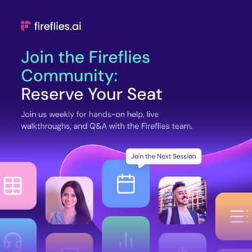 Cover Image for Fireflies Office Hours: Build, Learn & Grow Together