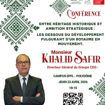 Cover Image for Conférence avec Monsieur Khalid Safir, Directeur Général de la CDG.