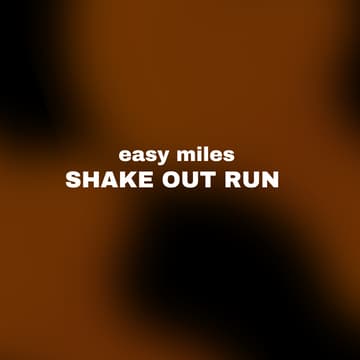 Cover Image for Shake Out Run: Easy Miles!