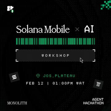 Cover Image for Solana AI x Mobile Hackathon - Jos, Plateau State