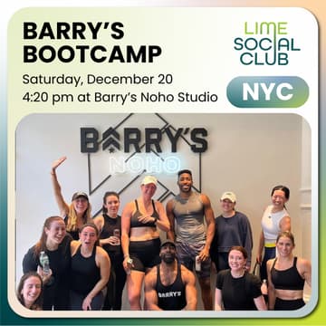 Cover Image for NYC: Barrys Bootcamp x Lime Social Club