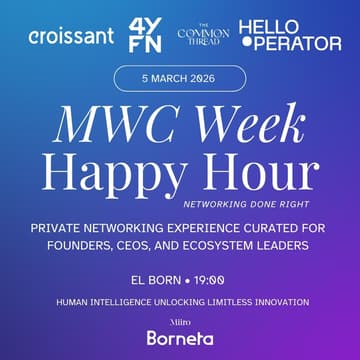 Cover Image for MWC26/ 4YFN: Networking Happy Hour