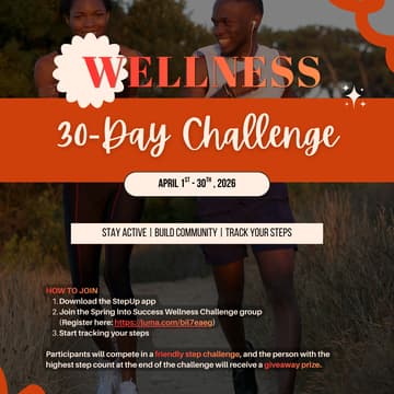 Cover Image for Spring Into Success Wellness Challenge