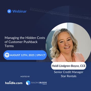 Cover Image for BuildingBlocks Presents Managing Customer Terms Pushback with Heidi Lindgren-Boyce, CCE