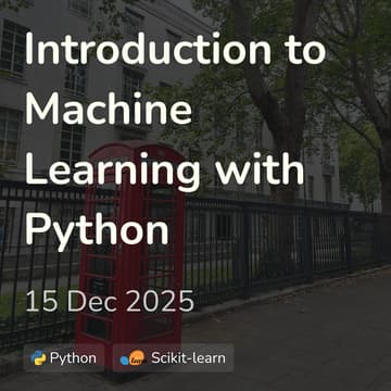 Cover Image for Introduction to Machine Learning with Python (Part 1)