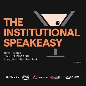 Cover Image for The Institutional Speakeasy | Token2049