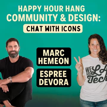 Cover Image for Happy Hour Hang with Design & Community ICONS  🌊 WeAreLATech Edition