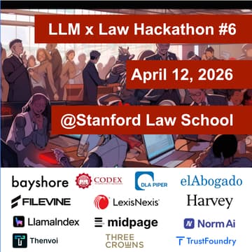 Cover Image for LLM x Law Hackathon #6
