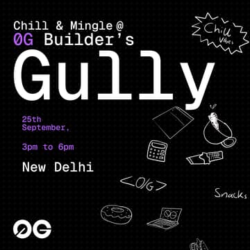 Cover Image for Chill & Mingle @ 0G Builder’s Gully