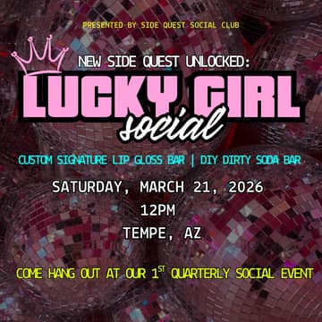 Cover Image for Lucky Girl Social-Lip Gloss + Dirty Soda Bar💋🥤