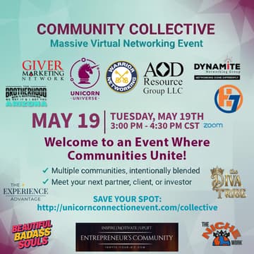 Cover Image for 🌈 🦄 Community Collective – Massive Virtual Networking Event