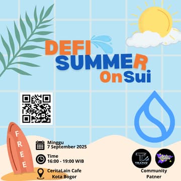 Cover Image for DeFi Summer On Sui | Bogor Community