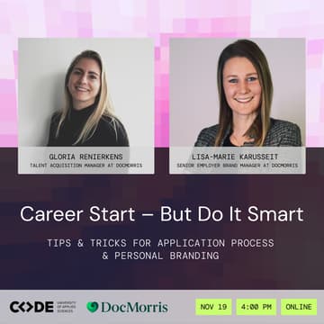 Cover Image for Career Start – But Do It Smart: Tips & Tricks for Application Process & Personal Branding
