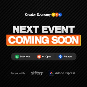 Cover Image for Creator Economy NYC: Creator Spring Soiree