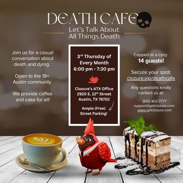 Cover Image for Death Cafe @ Clozure HQ