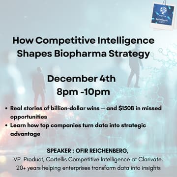 Cover Image for How Competitive Intelligence Shapes Biopharma Strategy
