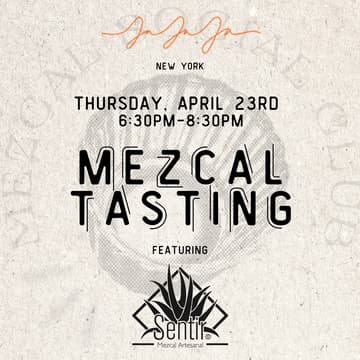 Cover Image for Mezcal Social Club: Sentir Mezcal Tasting (NY - April 23)
