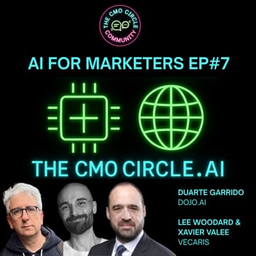Cover Image for AI in Marketing Episode #7 : with Duarte Garrido from Dojo AI, Lee Woodard & Xavier