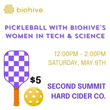 Cover Image for Pickleball with BioHive's Women in Tech & Science