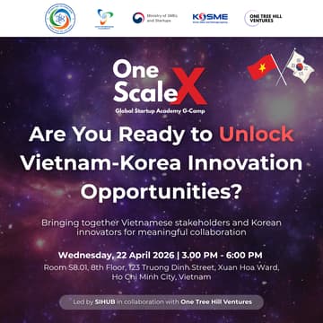 Cover Image for One ScaleX Connect: Vietnam & Korean Startup Innovation 2026
