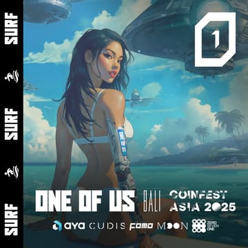 Cover Image for ONE OF US Surf & Coffee // Aya, Cudis, Hedera, Moonring, 071Labs & FOMO Magazine