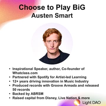 Cover Image for Light Dao Salon: Choose to Play BIG (Lisbon)