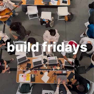 Cover Image for build fridays - work on your startup alongside others (bring laptop)