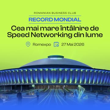 Cover Image for RBC  - CEA MAI MARE ÎNTÂLNIRE DE SPEED NETWORKING DIN LUME