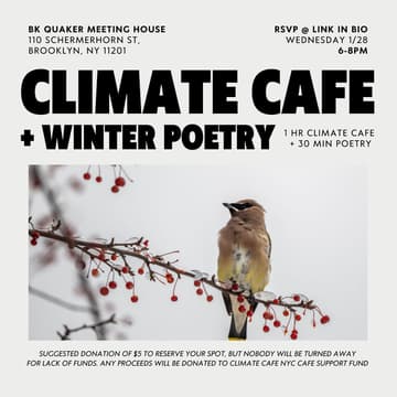 Cover Image for Climate Cafe & Winter Poetry