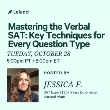 Cover Image for Mastering the Verbal SAT: Key Techniques for Every Question Type