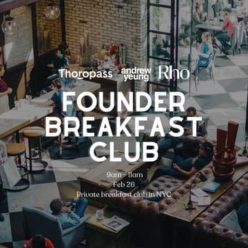 Cover Image for Founder Breakfast Club (Hosted by Andrew & Friends)