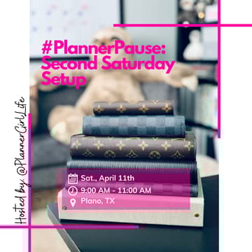 Cover Image for #PlannerPause: Q2 Second Saturday Setup