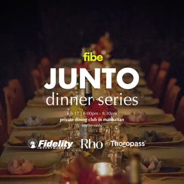 Cover Image for Junto Founder Dinner (Hosted by Andrew & Friends)
