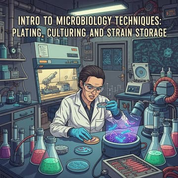 Cover Image for Intro to Microbiology Techniques: Plating, Culturing, and Strain Storage