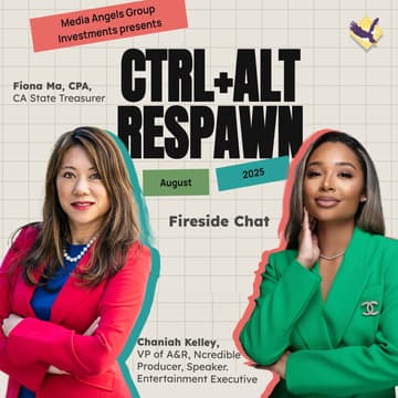 Cover Image for CTRL+ALT RESPAWN Fireside Chat ft. Fiona Ma & Chaniah Kelley